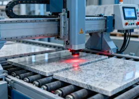 Breton calibration and thickness control equipment for quartz slab production