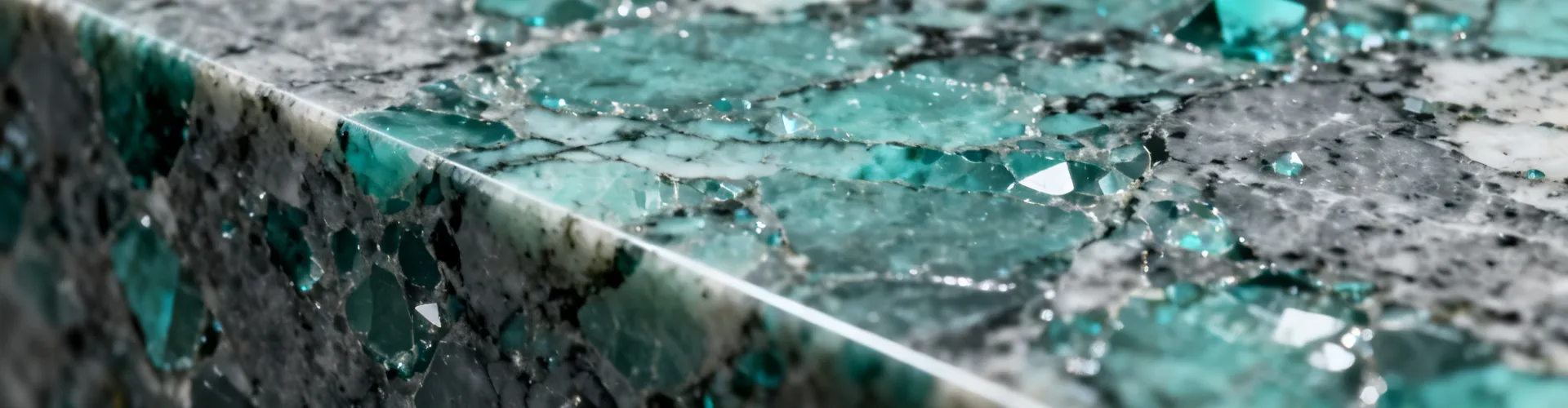 Engineered quartz surface texture closeup, Breton production quality
