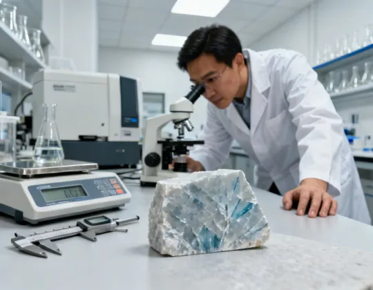 Breton R&D team researching sustainable engineered quartz formulations and next-generation production methods